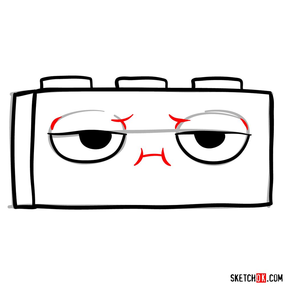 How to draw Richard from Unikitty - step 07