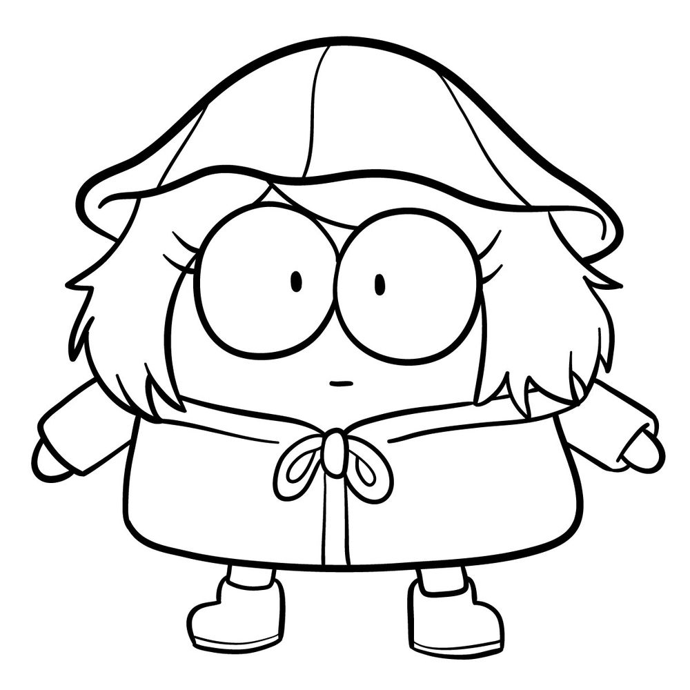 How to draw Polly from Amphibia (Earth)