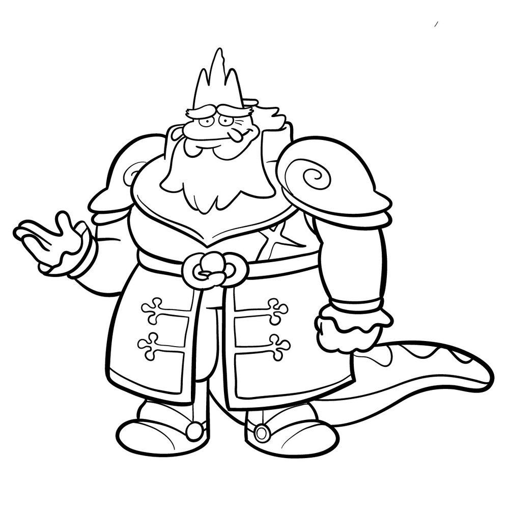 How to draw King Andrias