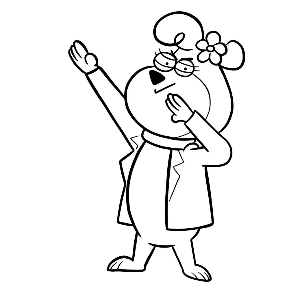 How to draw Cindy Bear (Jellystone!)