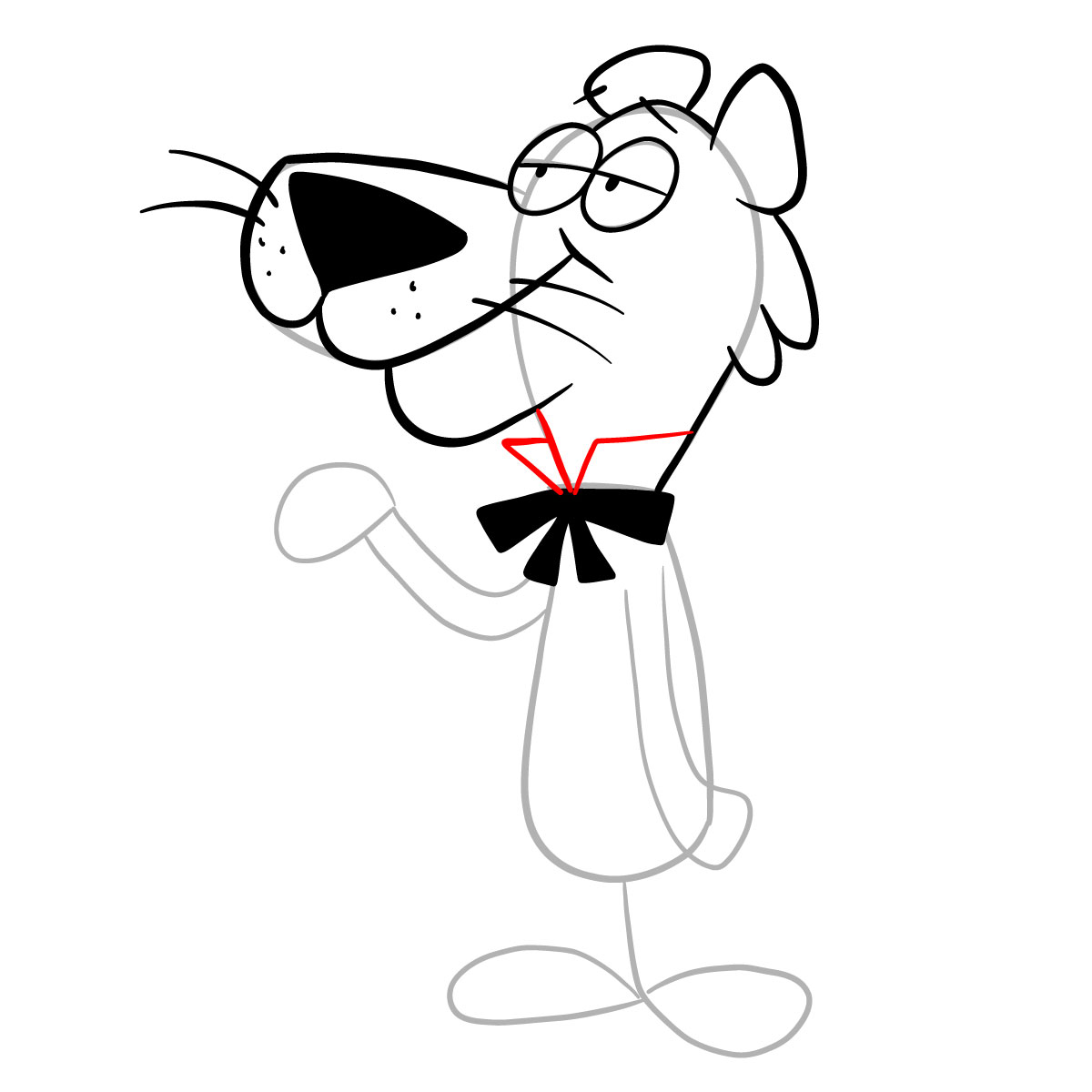 How to draw Snagglepuss | Jellystone! - step 13