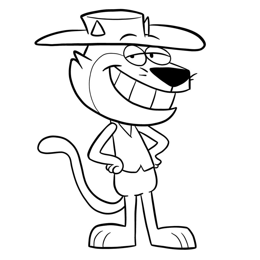 How to draw Top Cat | Jellystone!