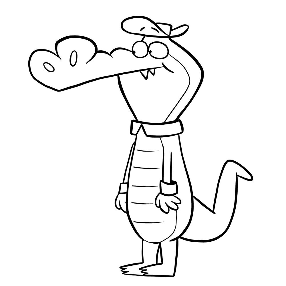 How to draw Wally Gator (Jellystone!)
