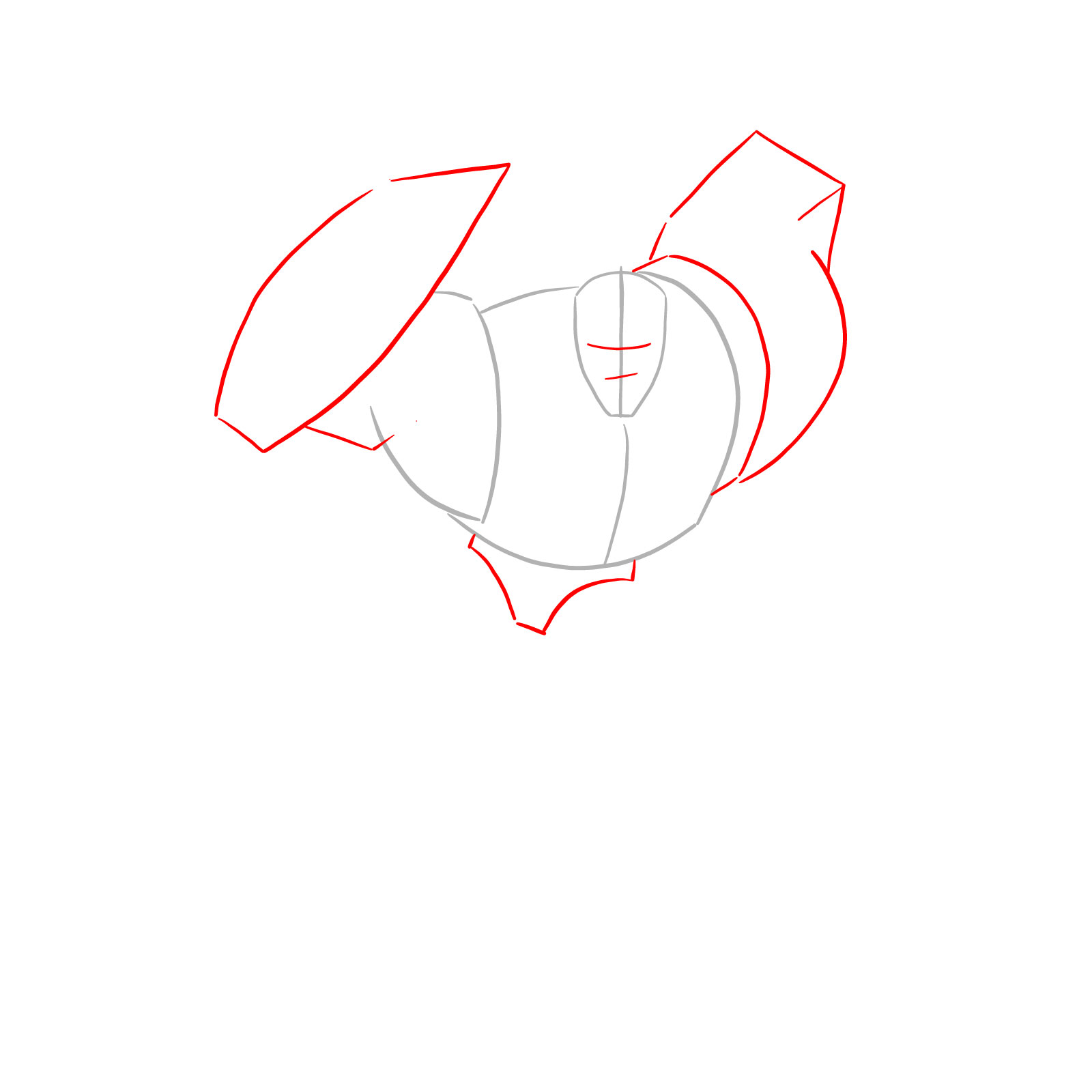 How to draw Bumblebee (Robots in Disguise) - step 02