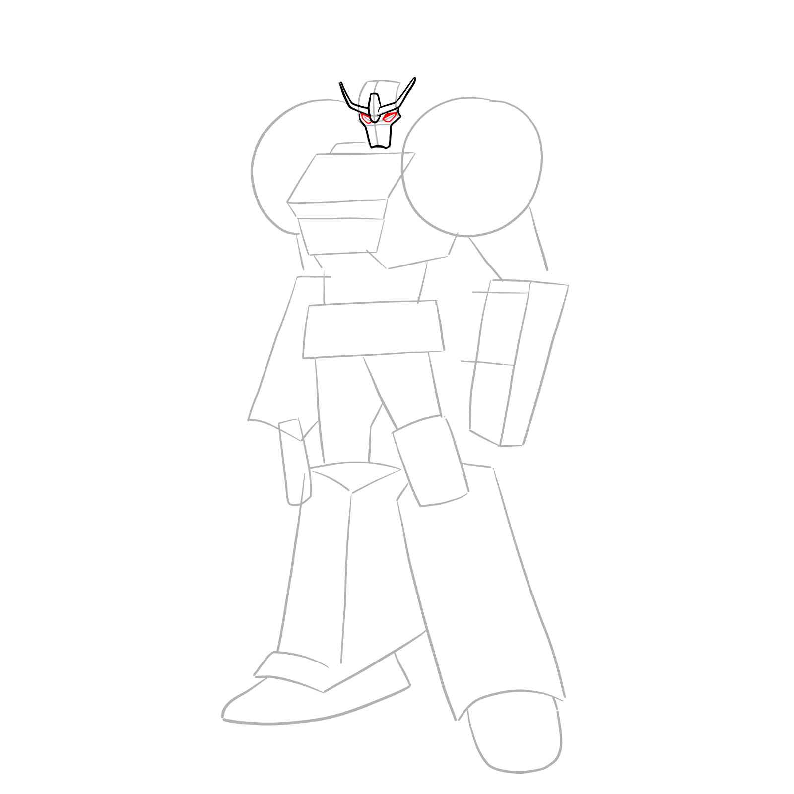 How to draw Strongarm - step 07