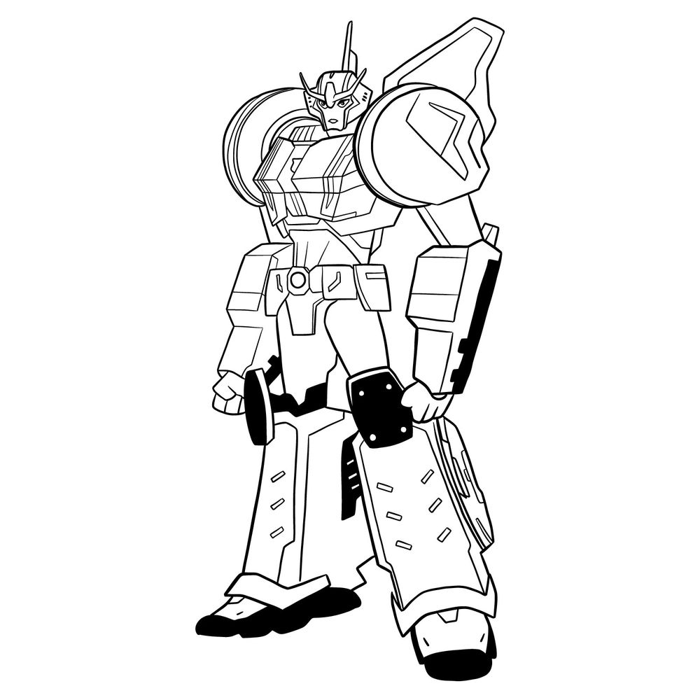 Learn How to Draw Optimus Prime from Transformers