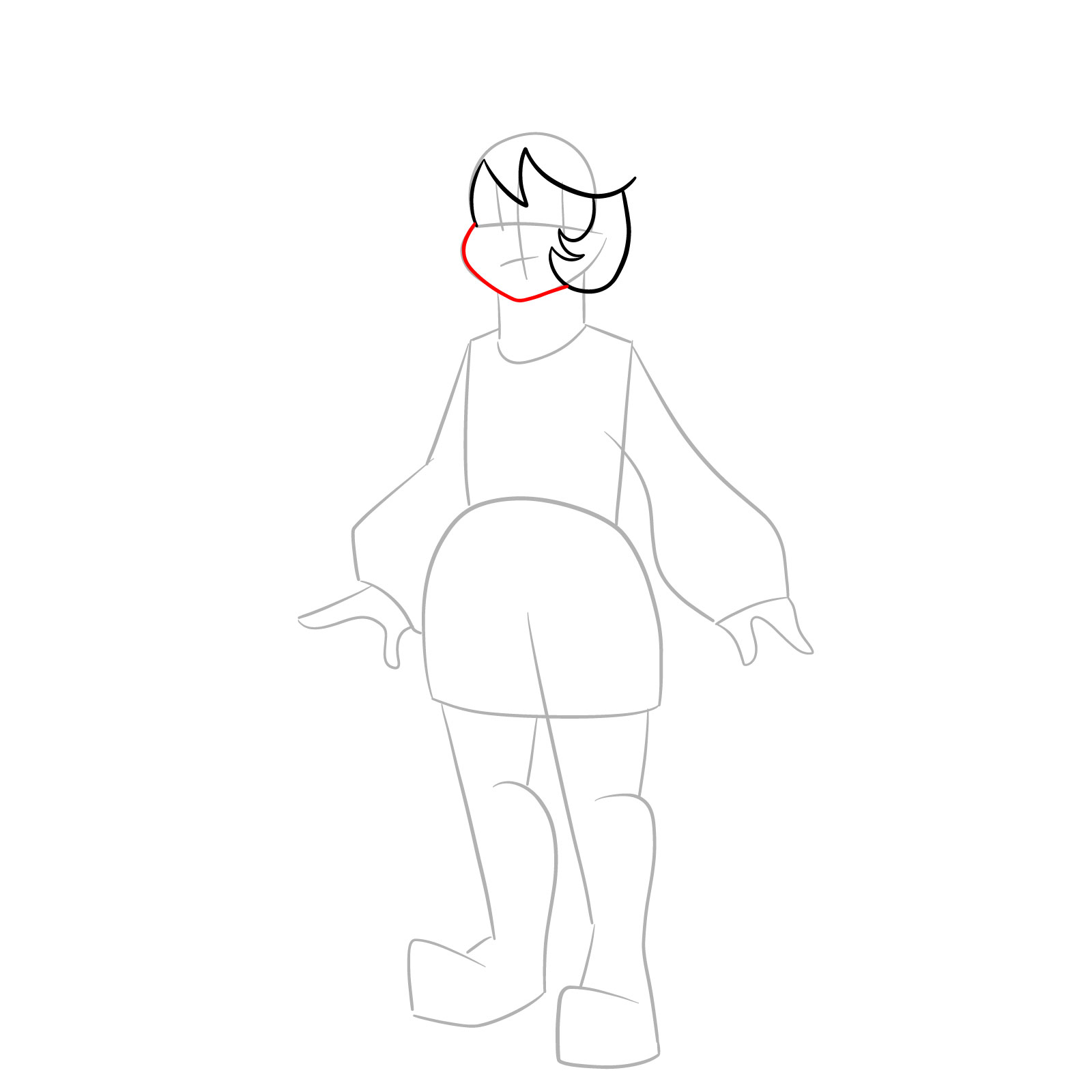 How to draw Rue from Far-Fetched - step 06