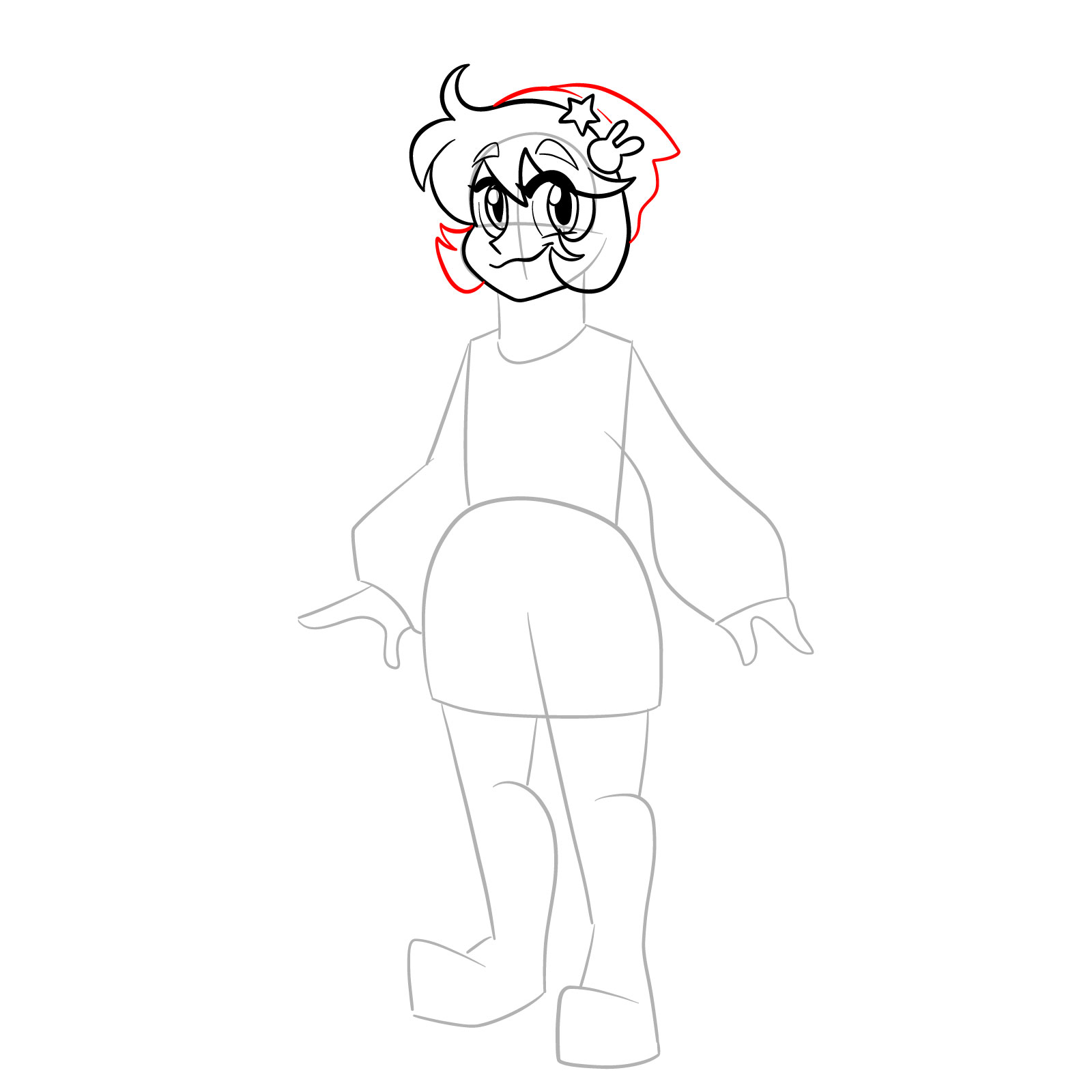 How to draw Rue from Far-Fetched - step 14