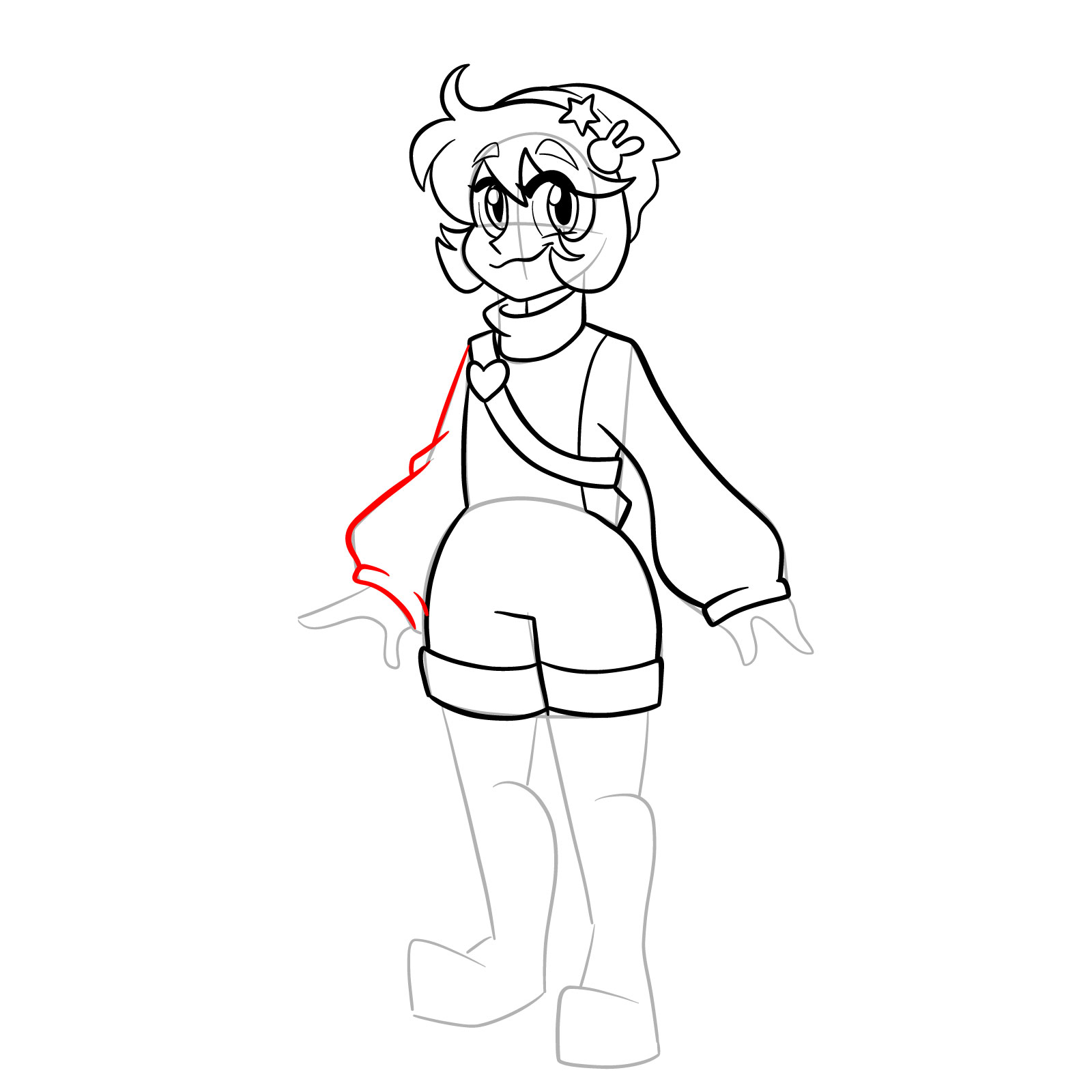 How to draw Rue from Far-Fetched - step 21