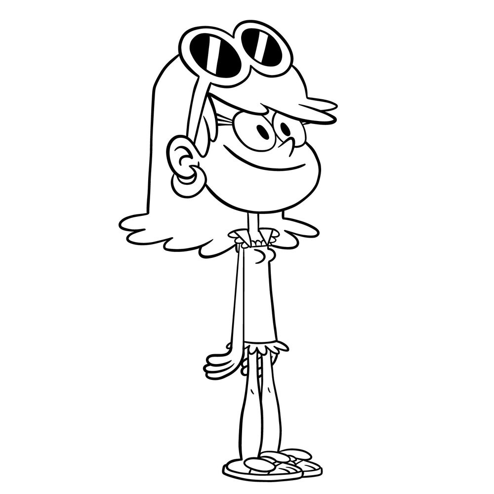 How to draw Leni Loud (The Loud House)