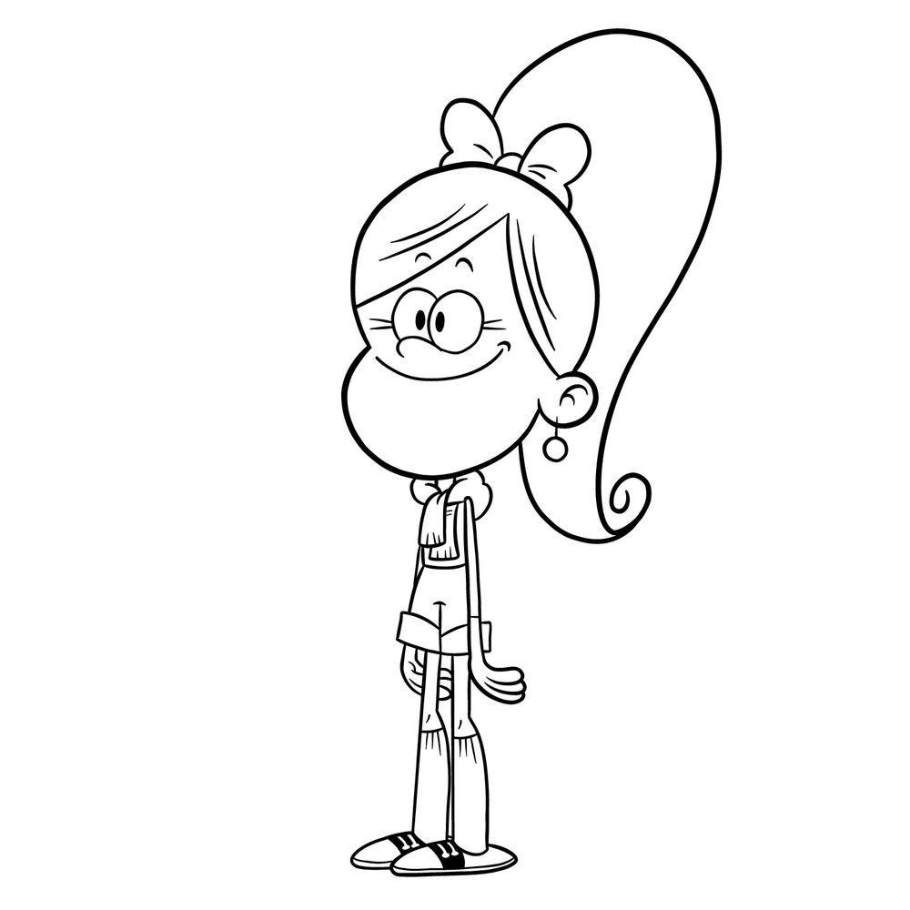 How to draw Belle (The Loud House)