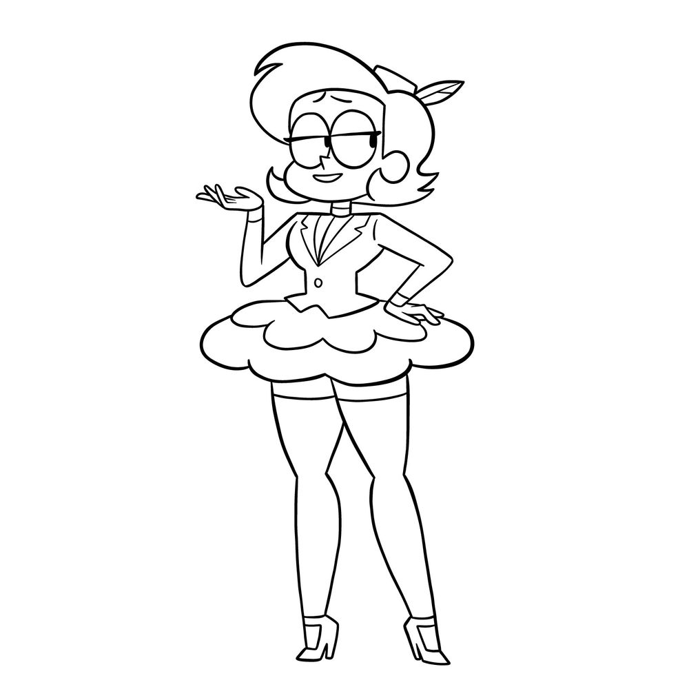 How to draw Elodie from OK K.O.!