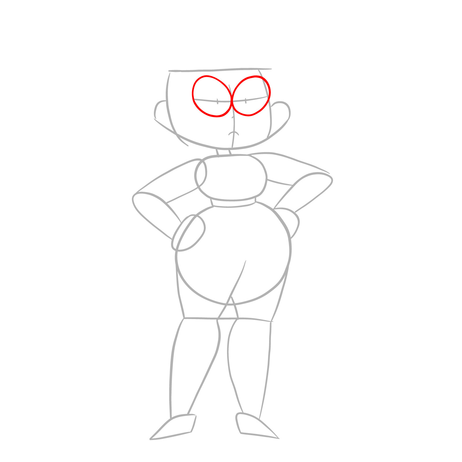 How to draw Human Shannon from OK K.O.! - step 04