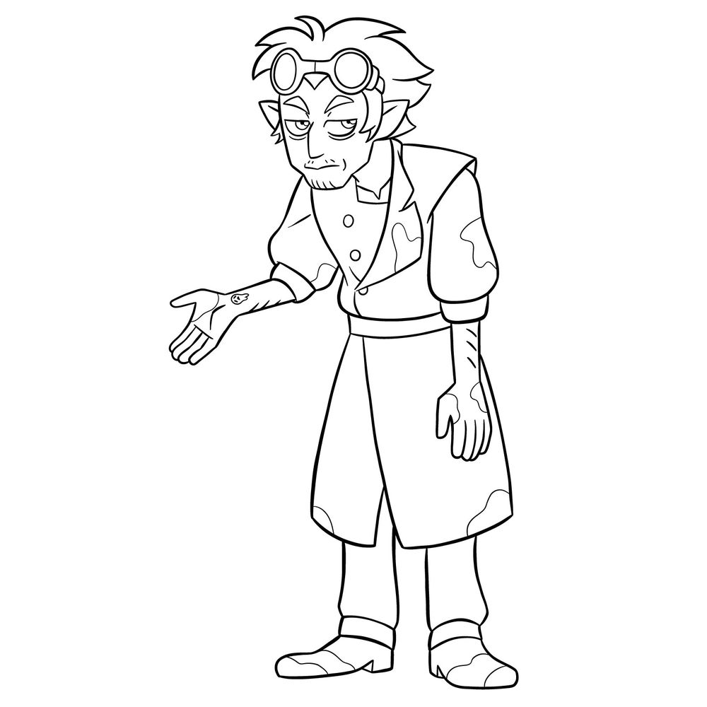 How to Draw Alador Blight: The Disheveled but Dedicated Dad