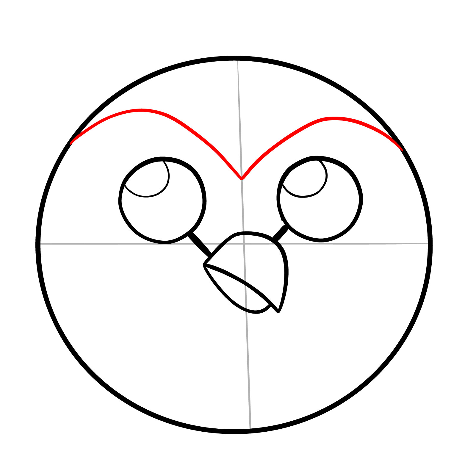 How to draw Hooty from The Owl House - step 09