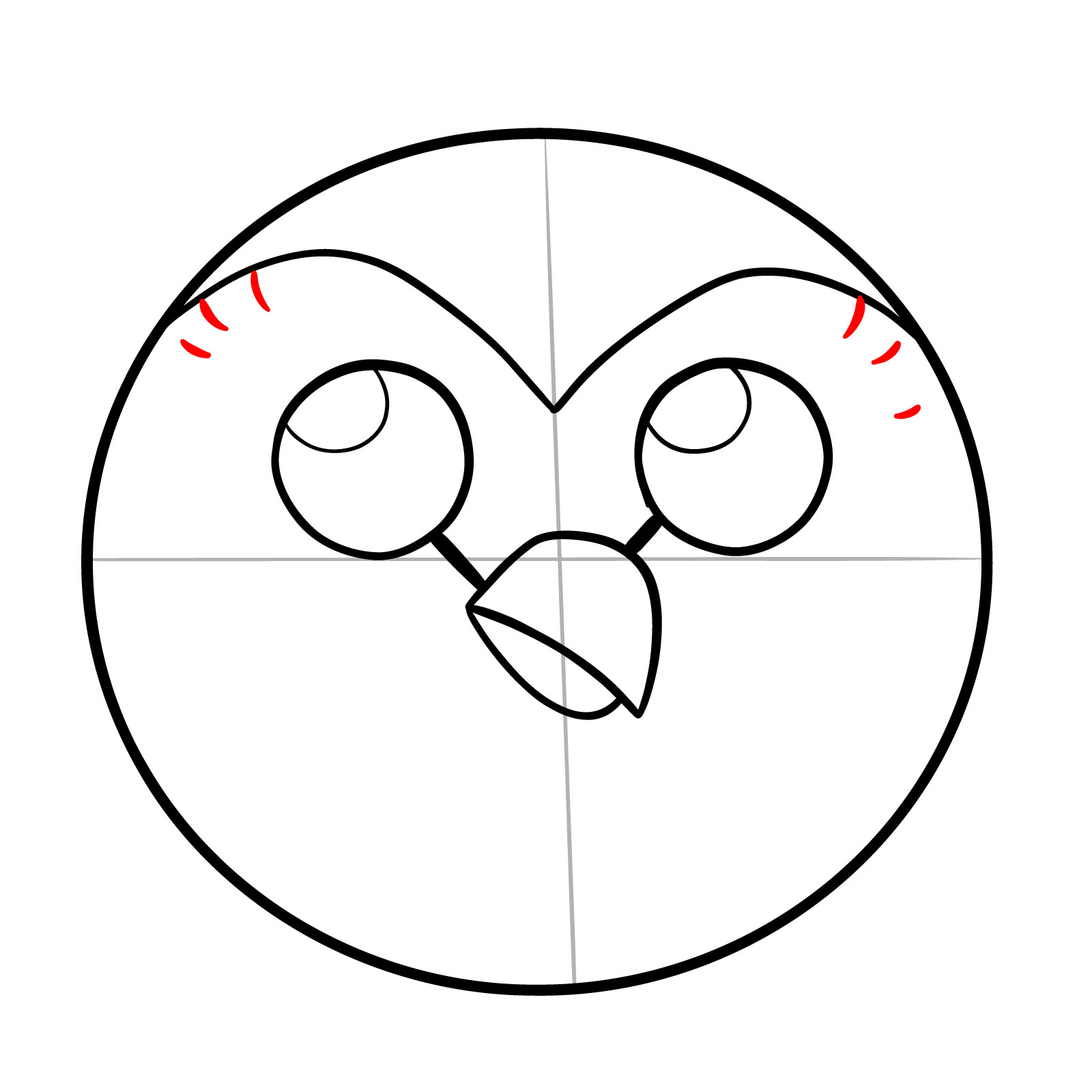 How to draw Hooty from The Owl House - step 10