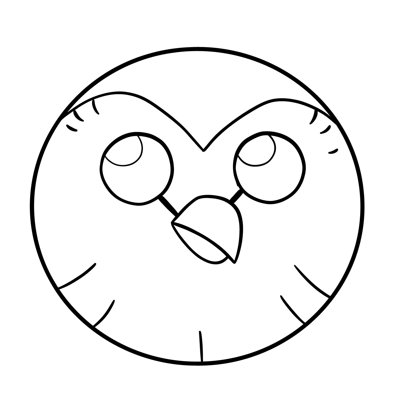 How to draw Hooty from The Owl House - final step