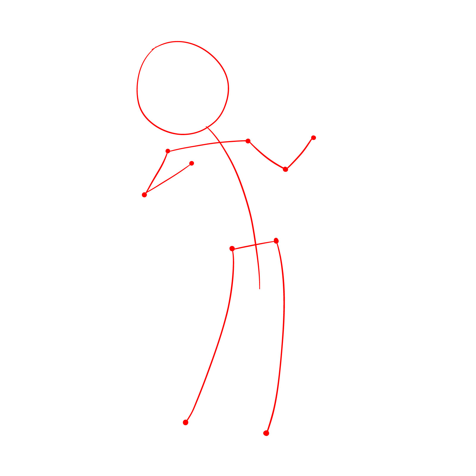 How to draw Rocky Rickaby playing the violin - step 01