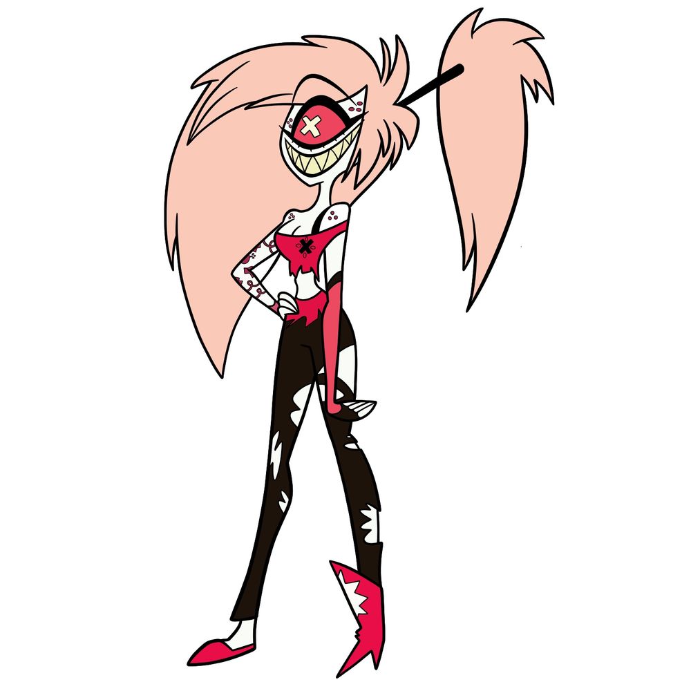 How to Draw Cherri Bomb: Hazbin Hotel Character Drawing Guide