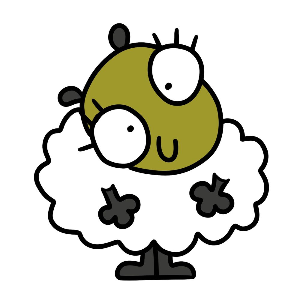 How to Draw Mrs. Toasty the Sheep from Fluffy Gardens