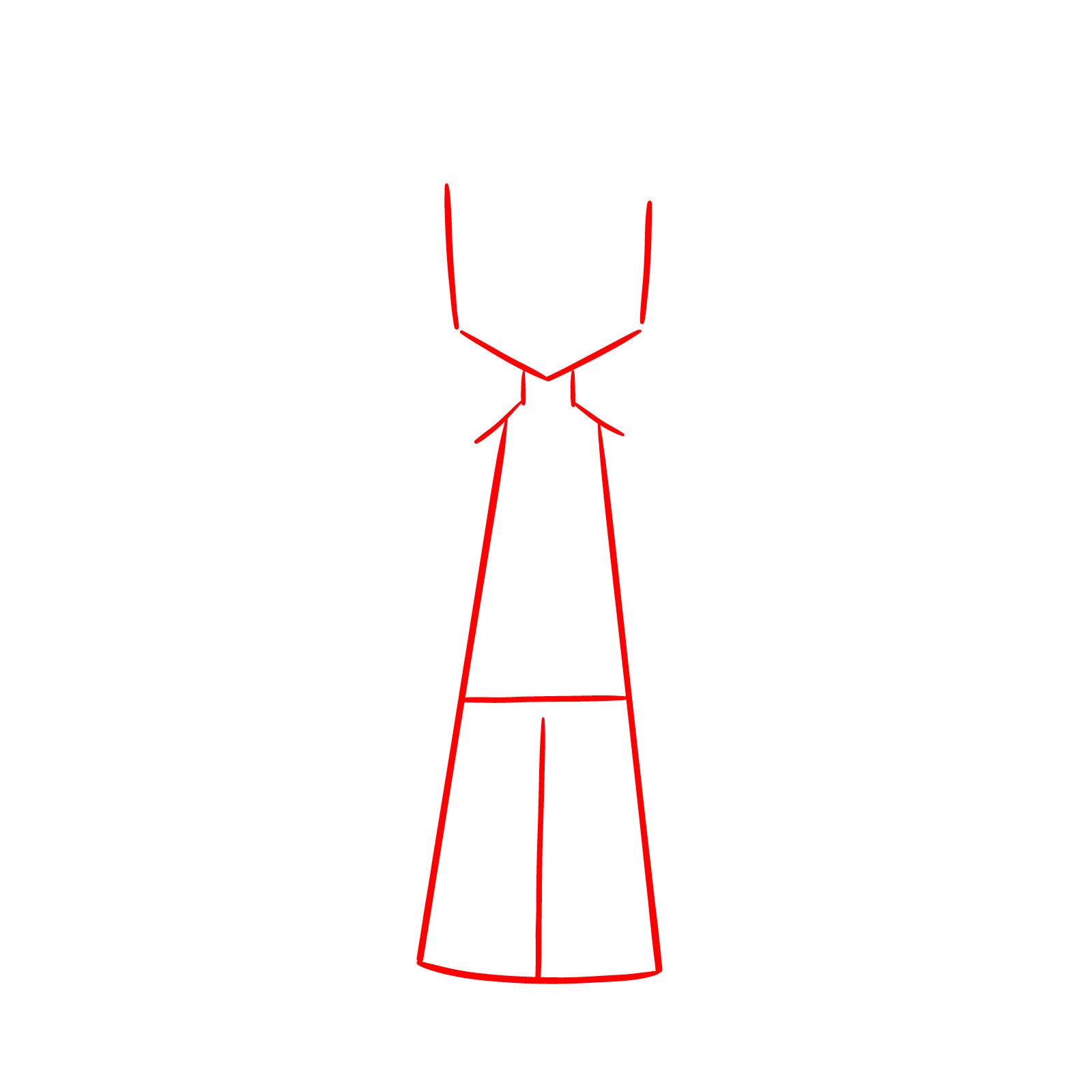 How to Draw Danny Fenton Human Form - step 01