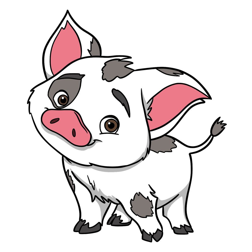 Step-by-Step Guide: Drawing Pua from Disney’s Moana Series