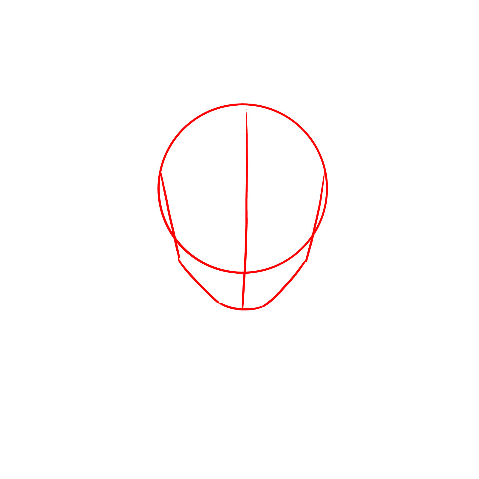 How to Draw Jinu Human Form from KPop Demon Hunters - step 01