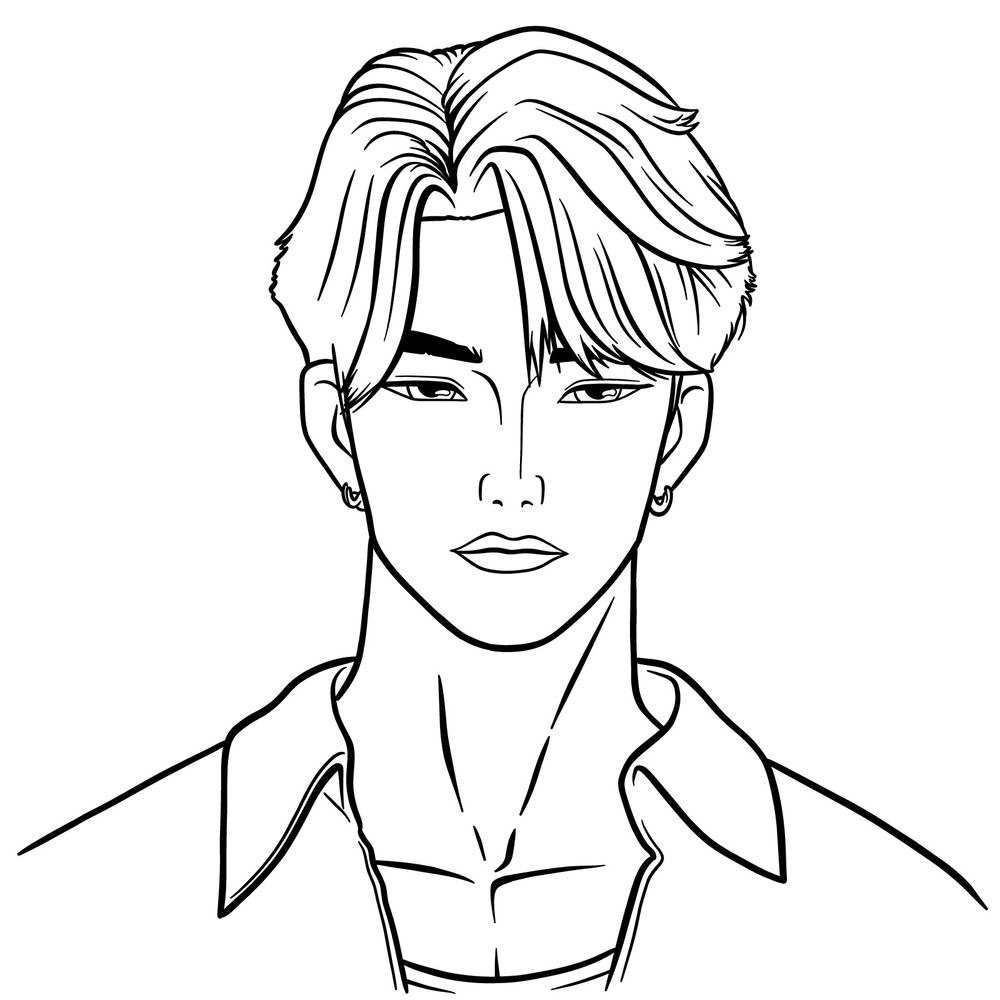 How to Draw Jinu from KPop Demon Hunters: Human Form Guide