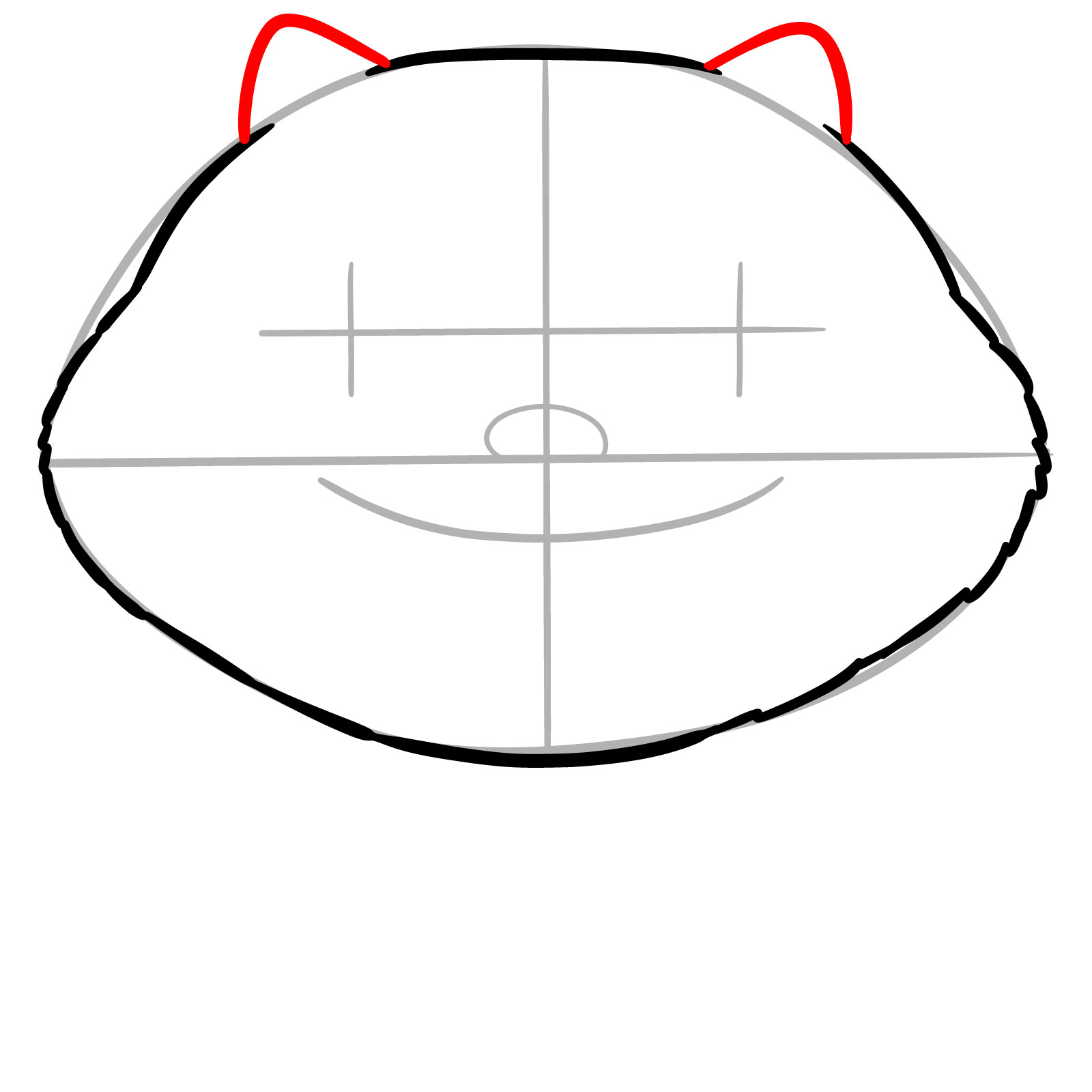 How to Draw Derpy the Tiger from KPop Demon Hunters - step 05