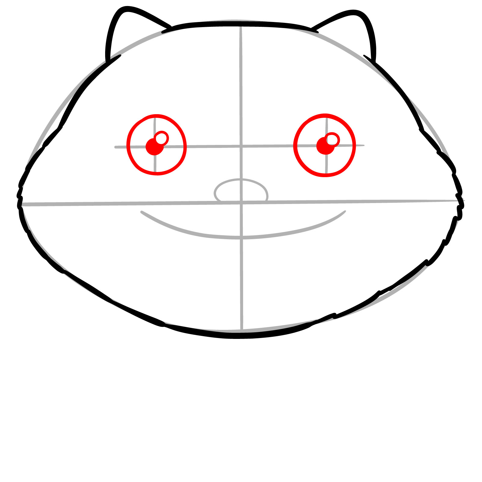 How to Draw Derpy the Tiger from KPop Demon Hunters - step 06