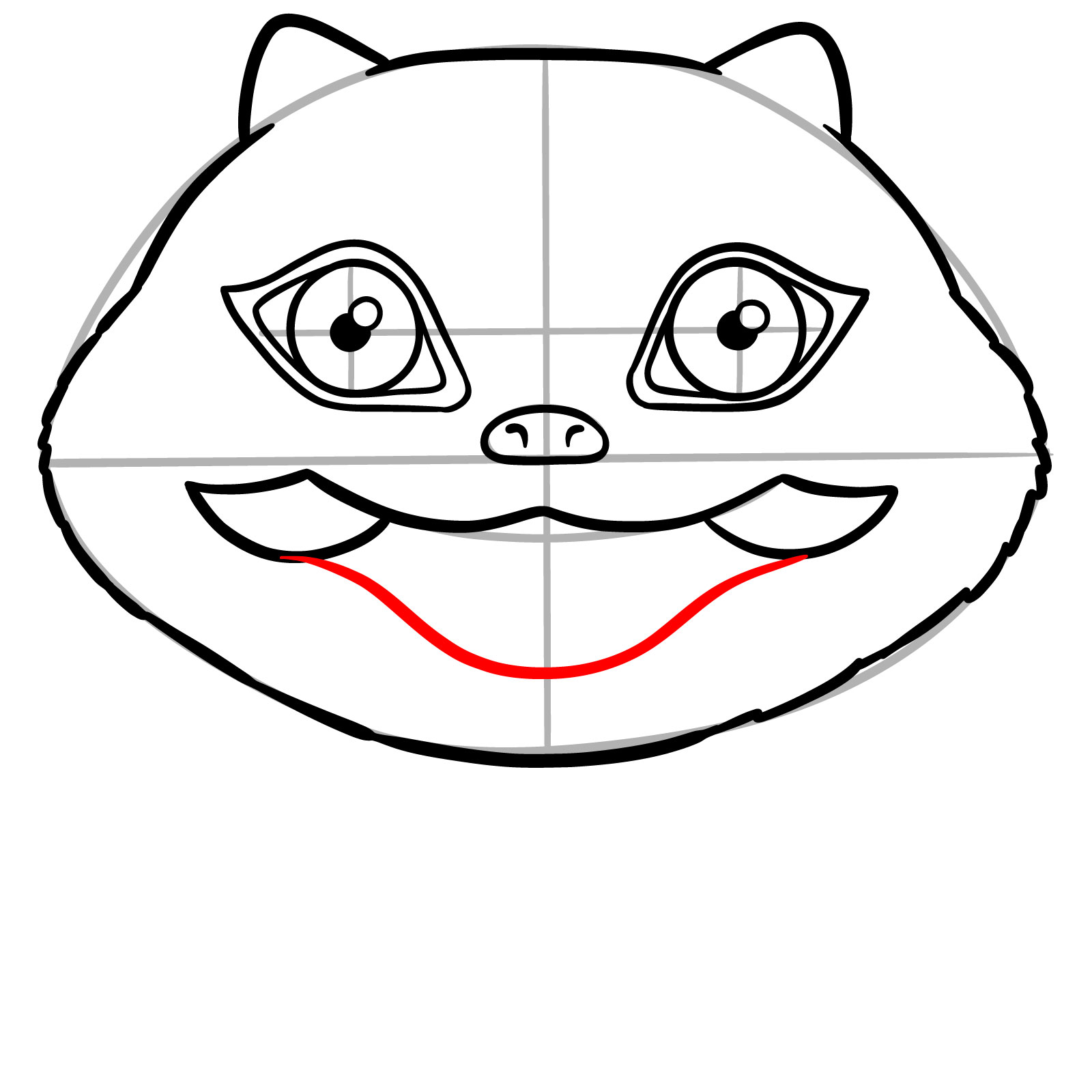 How to Draw Derpy the Tiger from KPop Demon Hunters - step 10