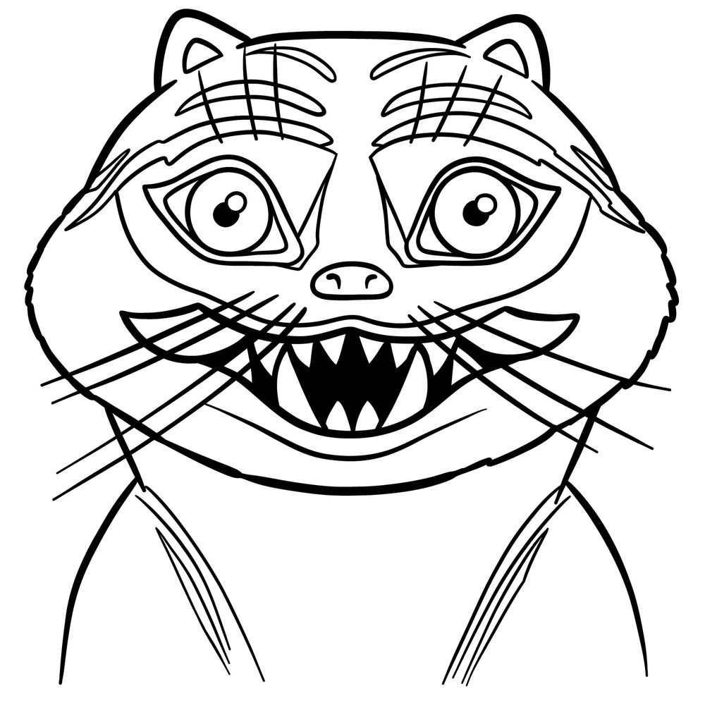 How to Draw Derpy the Tiger from KPop Demon Hunters