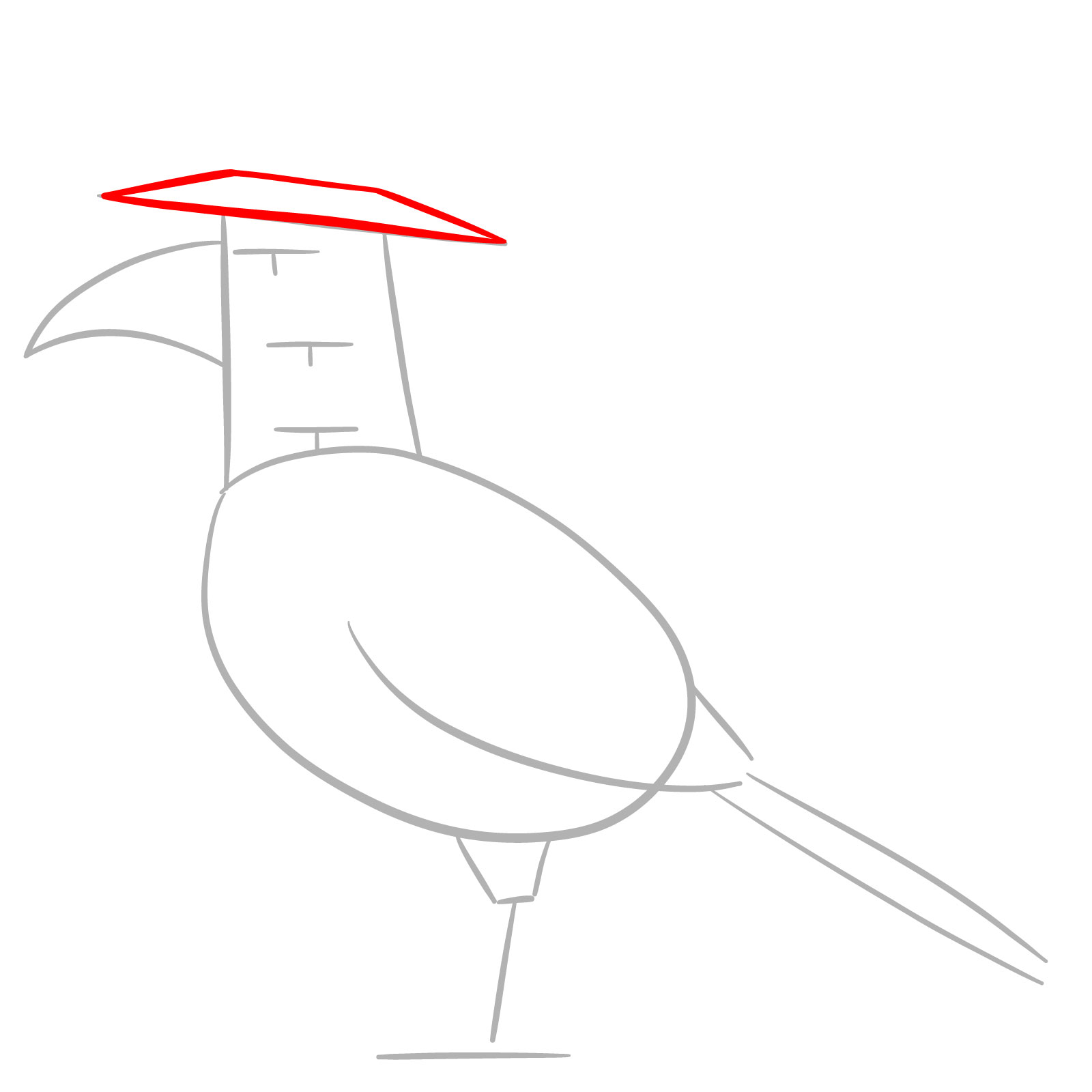 How to Draw Sussy the Magpie from KPop Demon Hunters - step 03