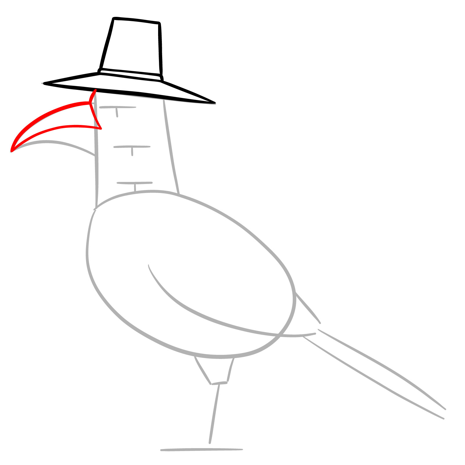 How to Draw Sussy the Magpie from KPop Demon Hunters - step 05