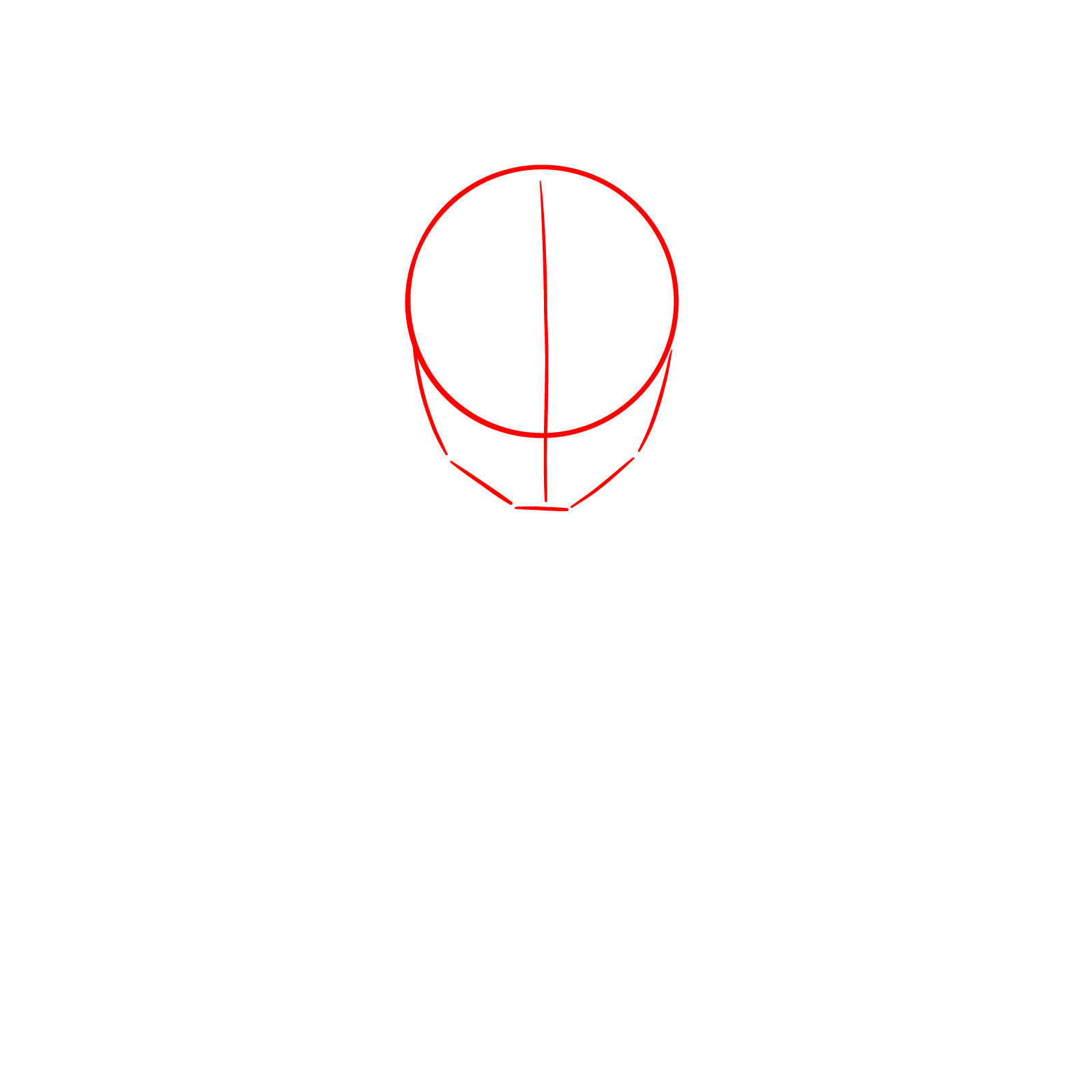 How to Draw Rumi in Demon Form - step 01