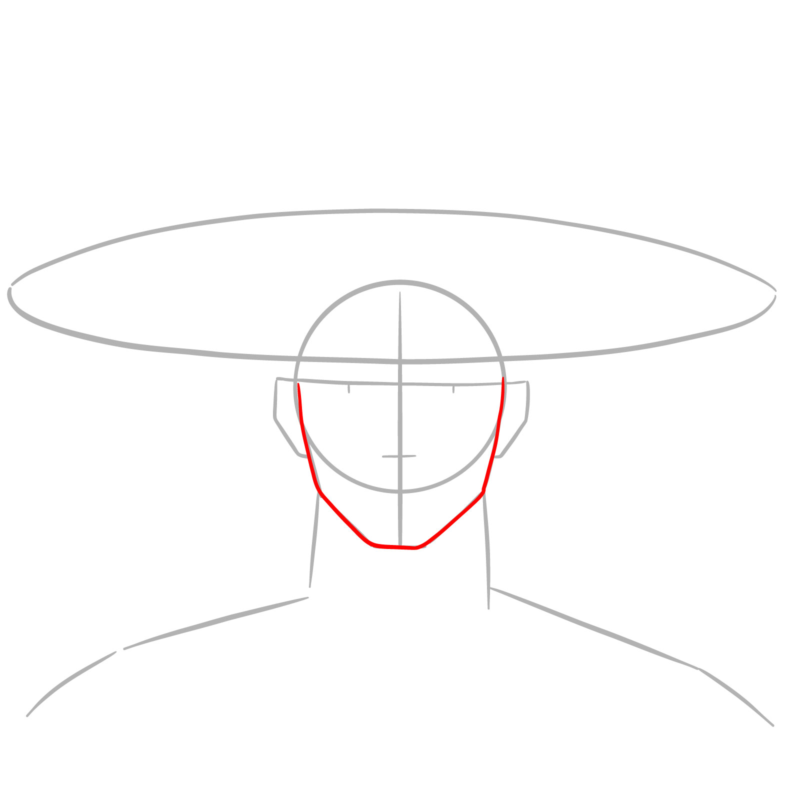 How to Draw Jinu in Demon Form - step 03