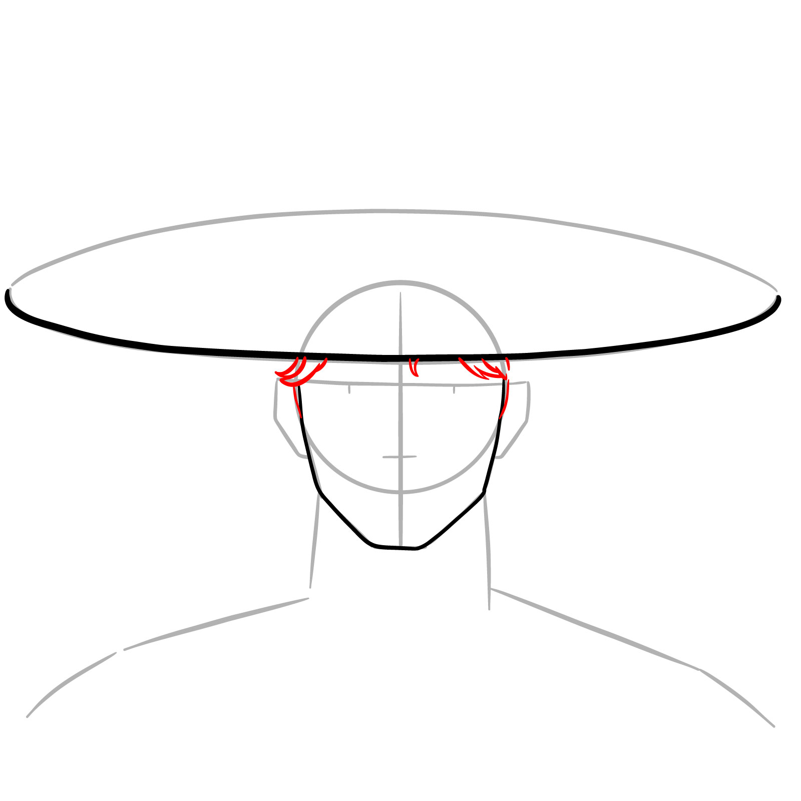 How to Draw Jinu in Demon Form - step 05