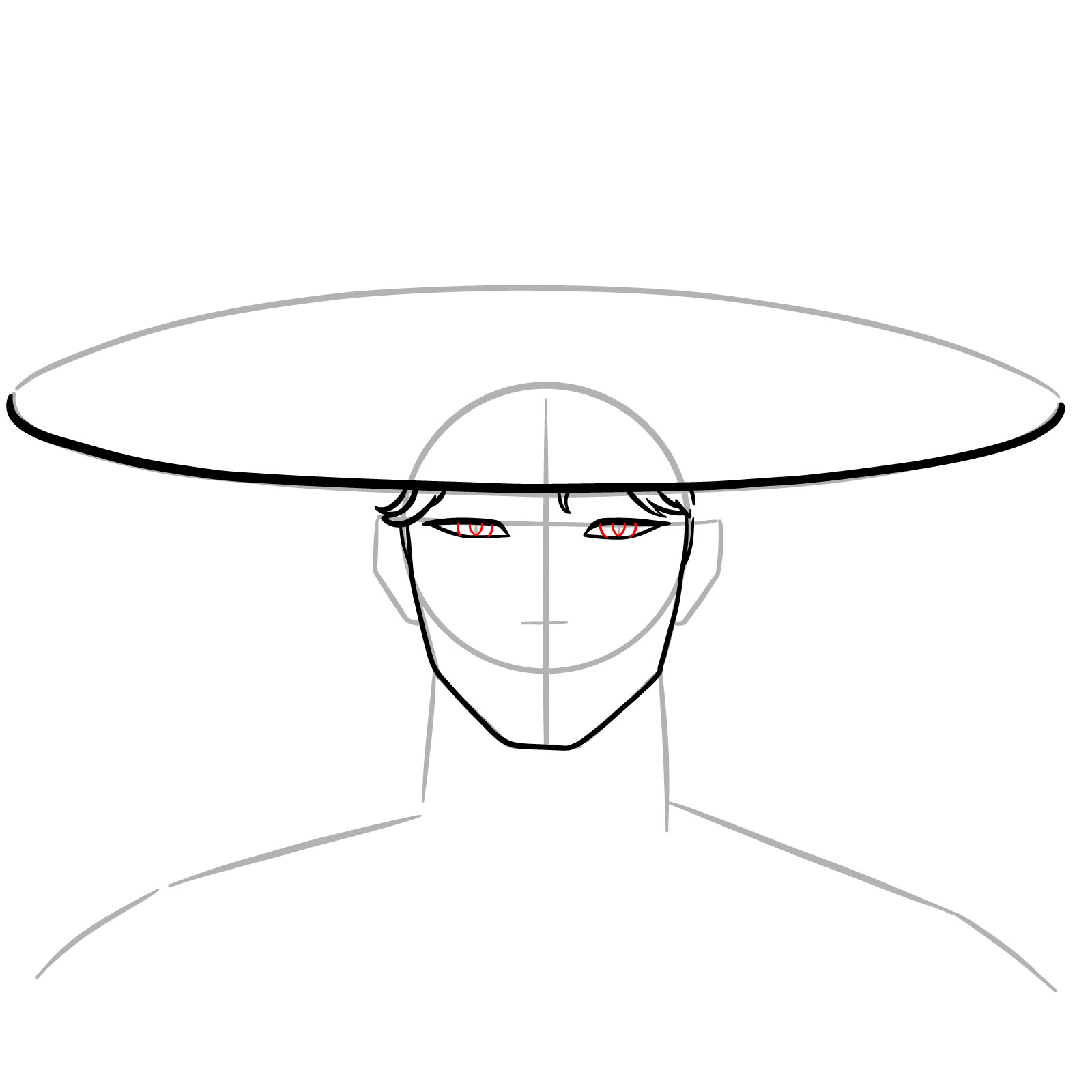 How to Draw Jinu in Demon Form - step 07