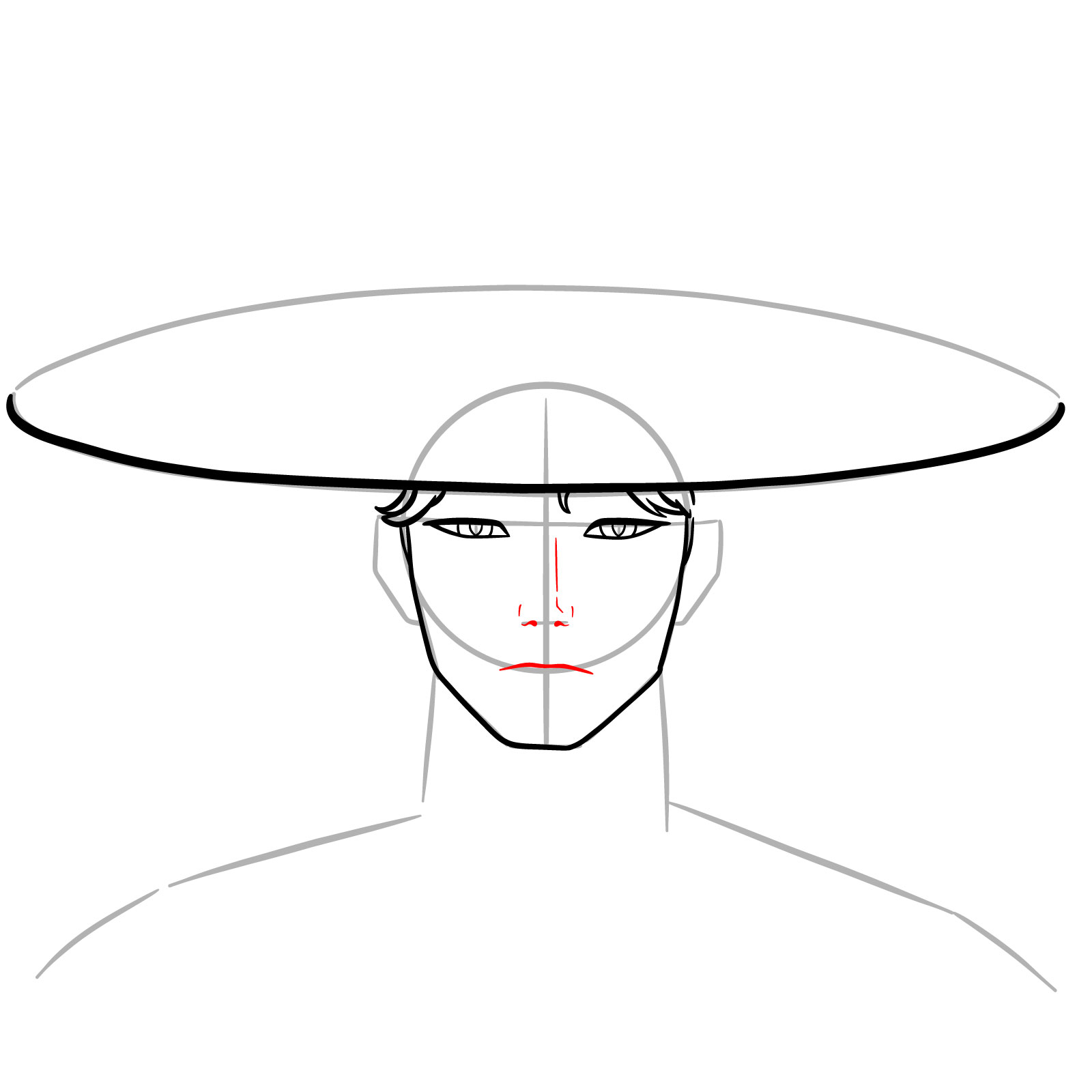 How to Draw Jinu in Demon Form - step 08