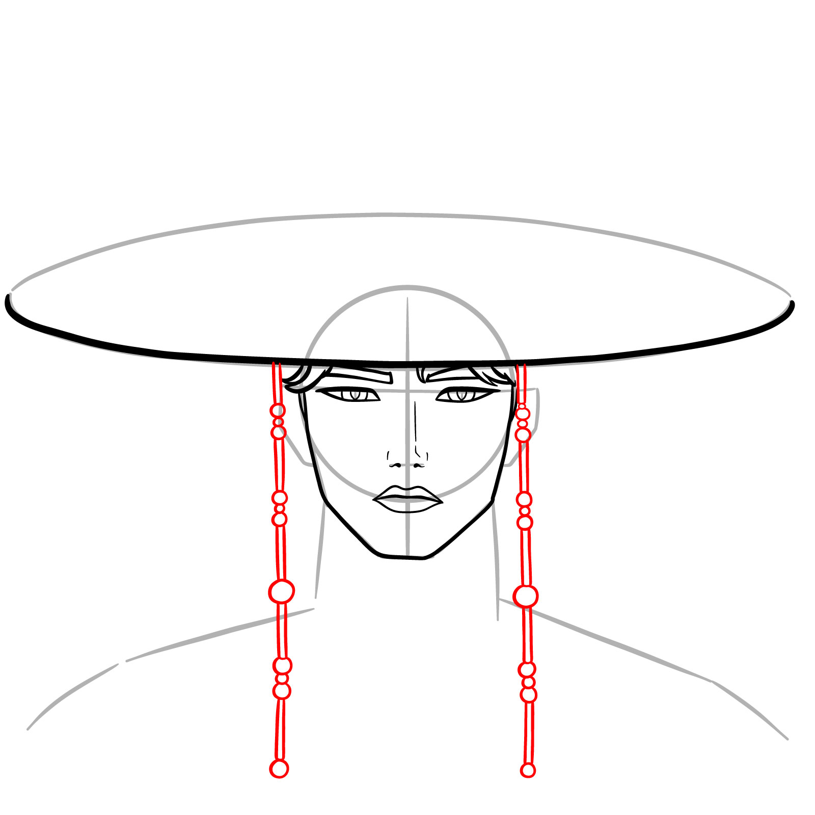 How to Draw Jinu in Demon Form - step 10