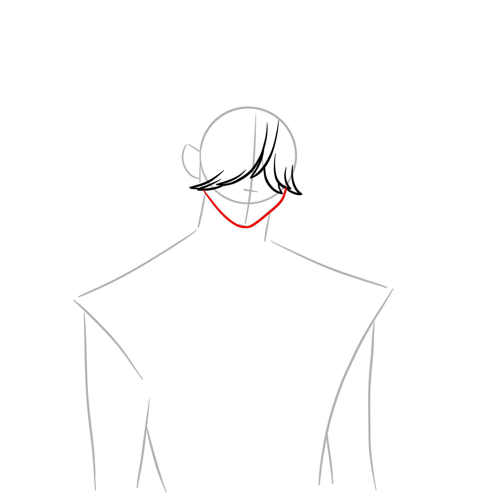 How to Draw Mystery from KPop Demon Hunters - step 04
