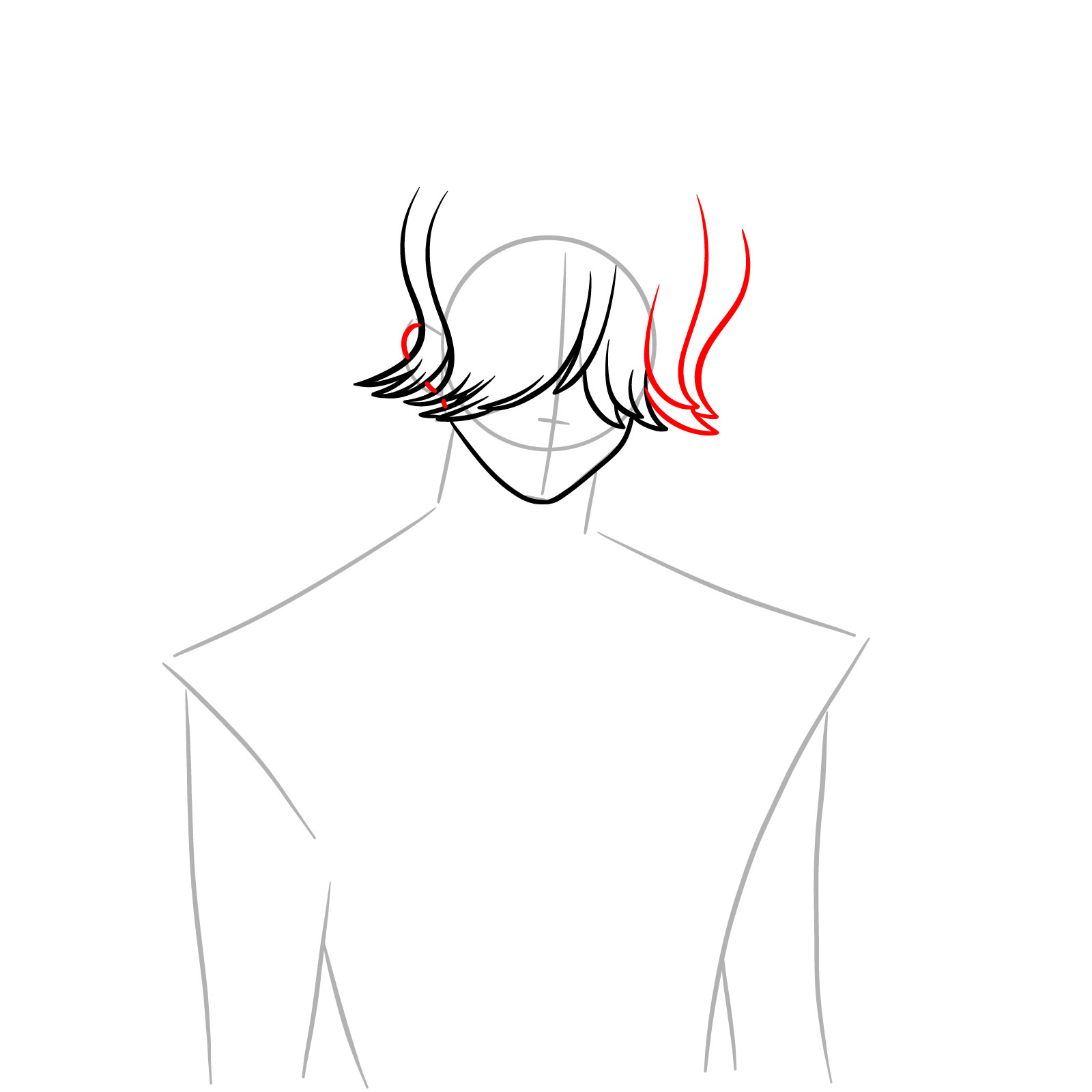 How to Draw Mystery from KPop Demon Hunters - step 06