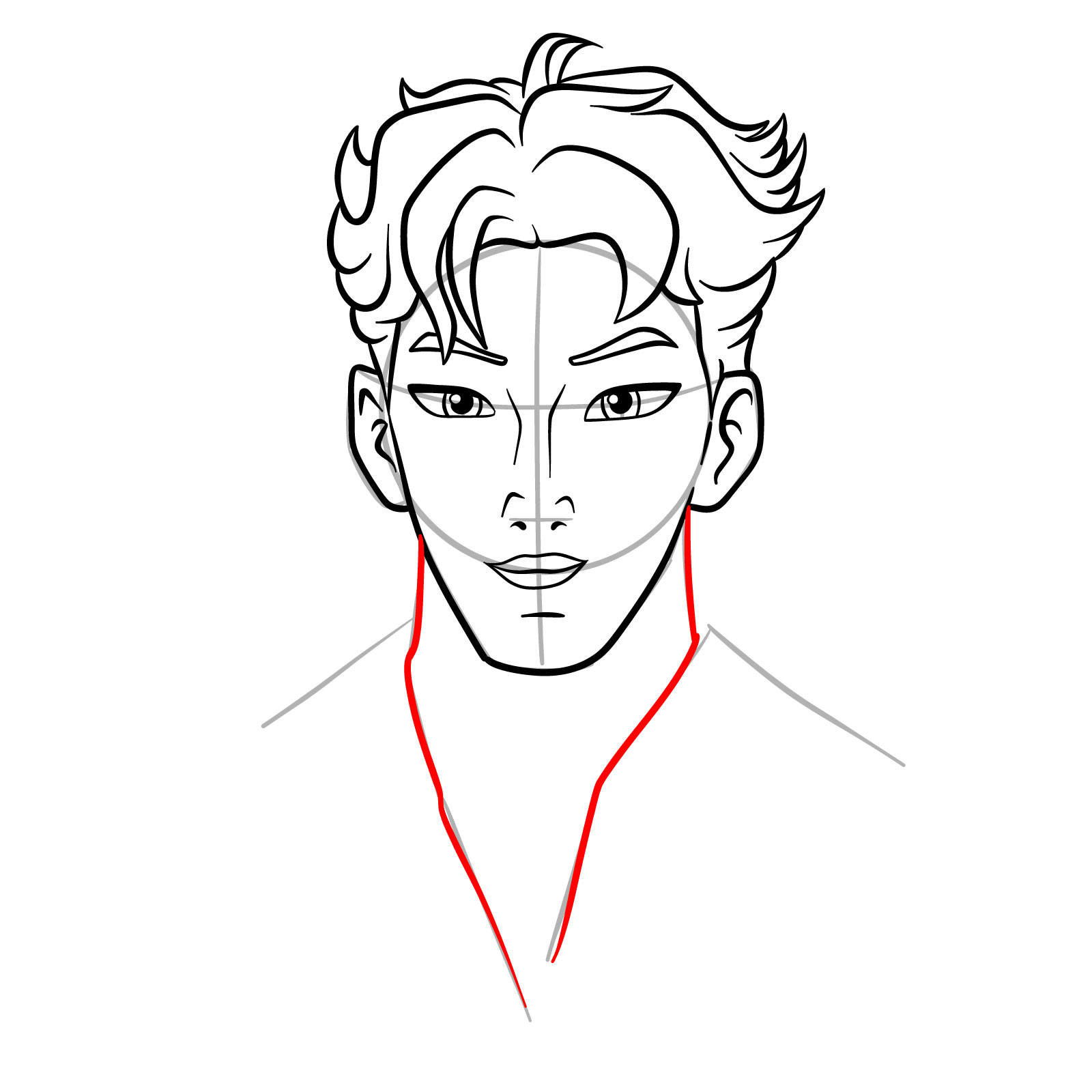 How to Draw Abby from KPop Demon Hunters - step 12