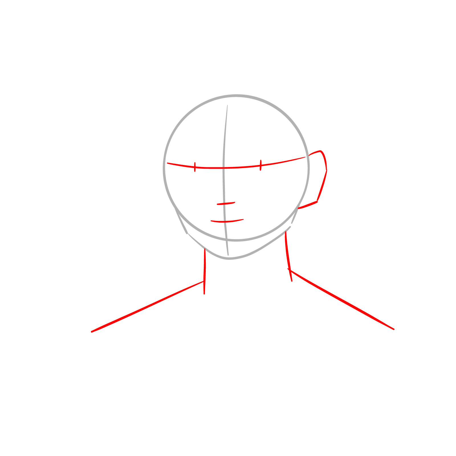 How to Draw Baby Saja from KPop Demon Hunters - step 02