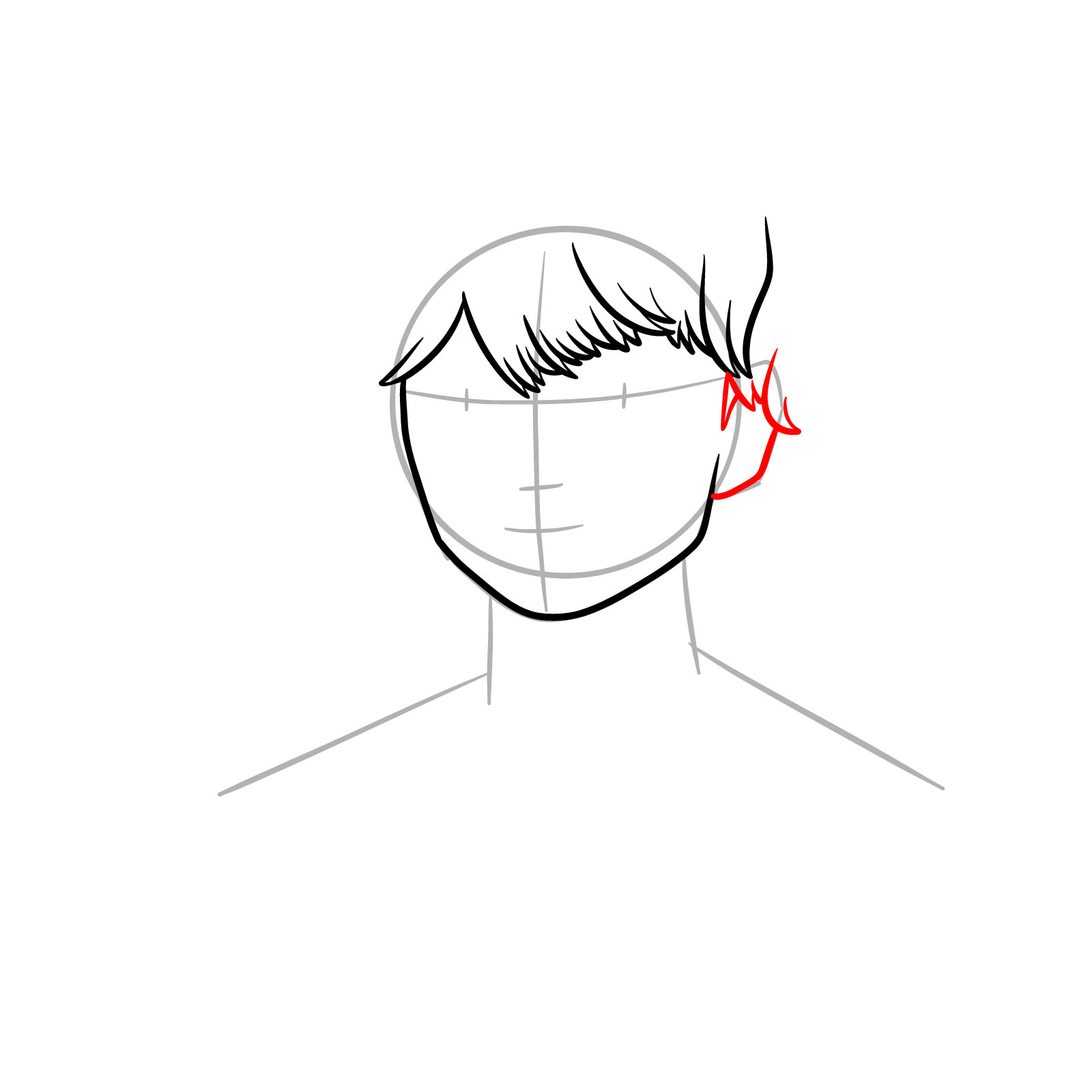 How to Draw Baby Saja from KPop Demon Hunters - step 05