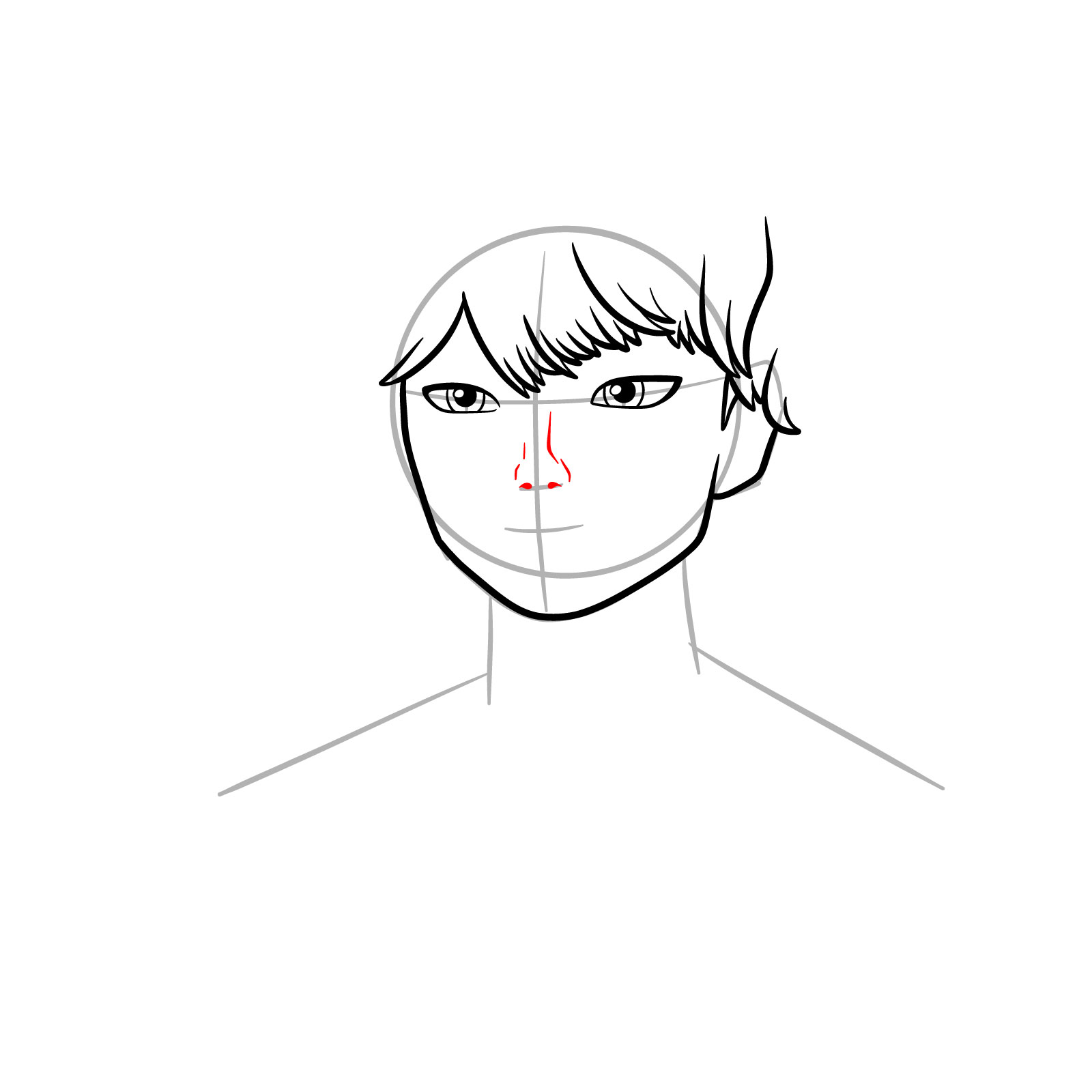 How to Draw Baby Saja from KPop Demon Hunters - step 08
