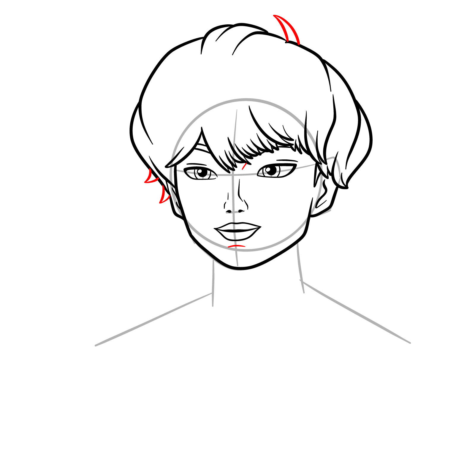 How to Draw Baby Saja from KPop Demon Hunters - step 12