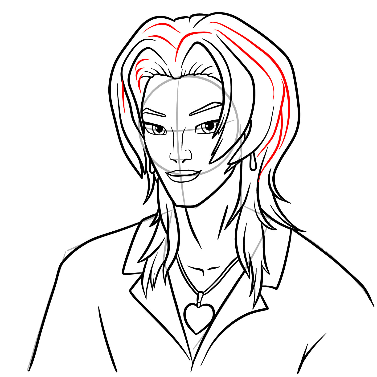 How to Draw Romance from Saja Boys - step 17