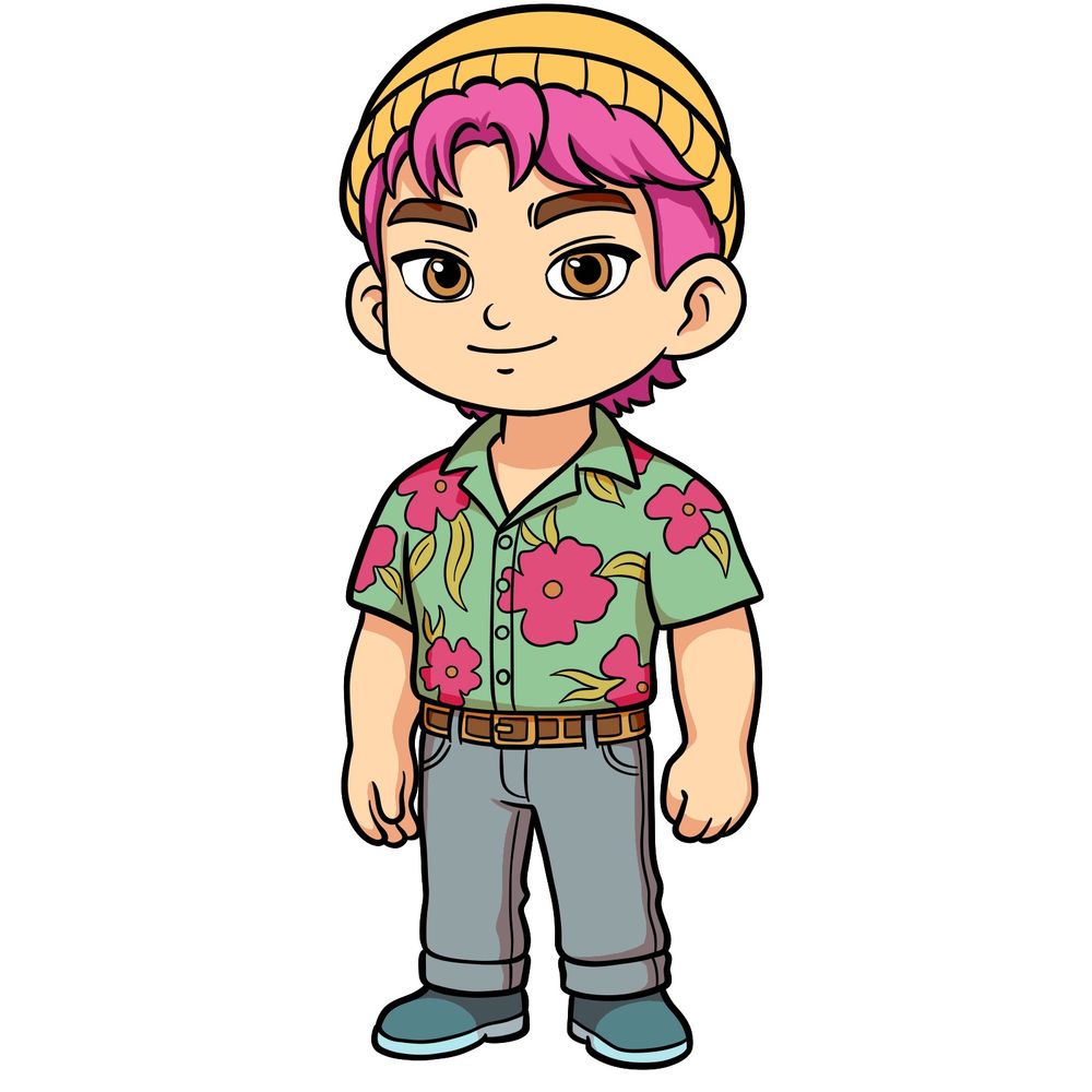 How to Draw Chibi Abby from Saja Boys in 21 Steps