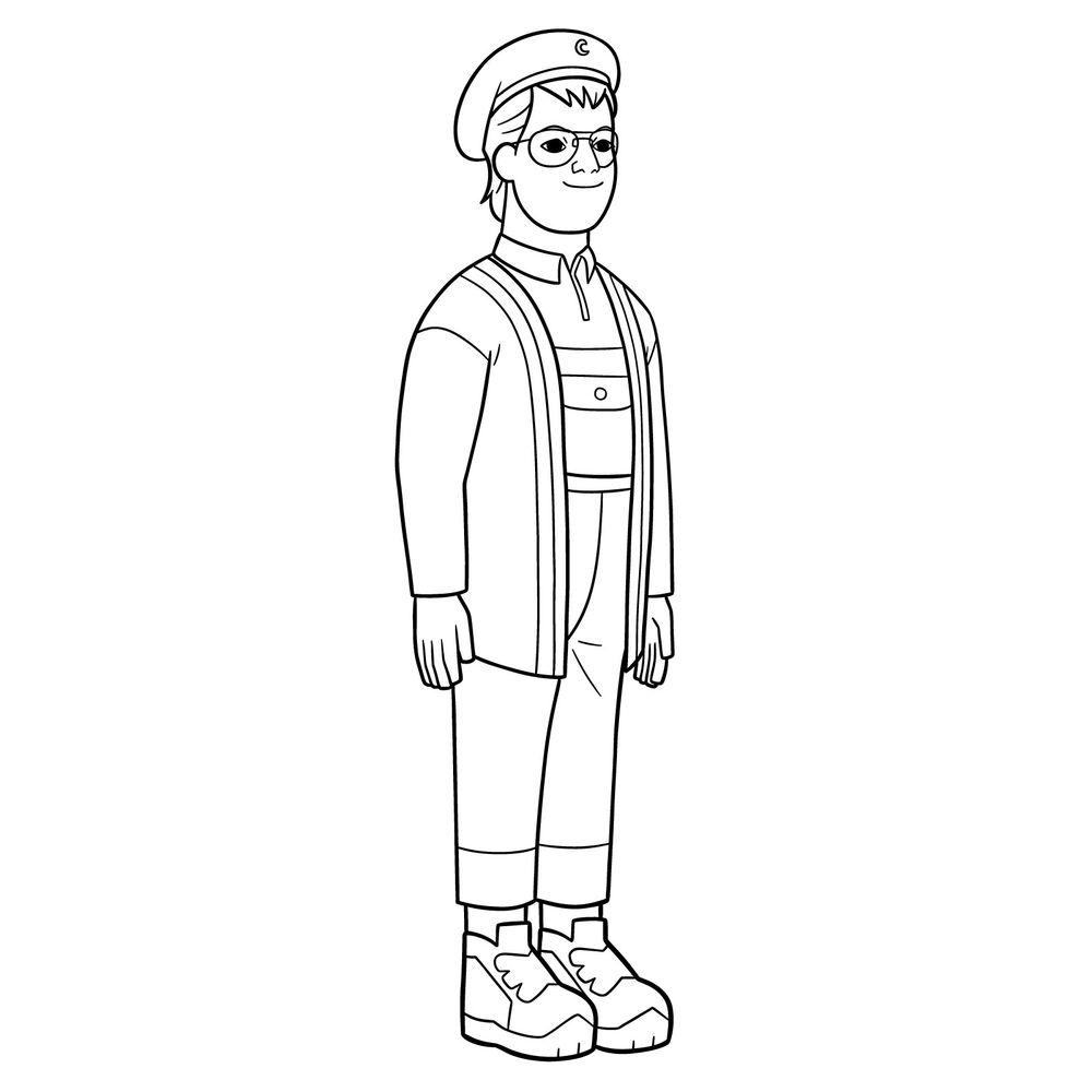 Rupert Drawing from Jentry Chau Series – Full Body Sketch